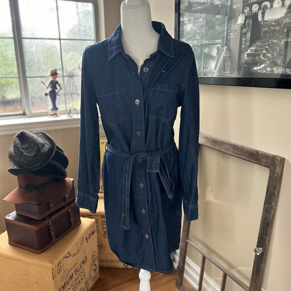Tommy Hilfiger Dark Blue Denim Dress